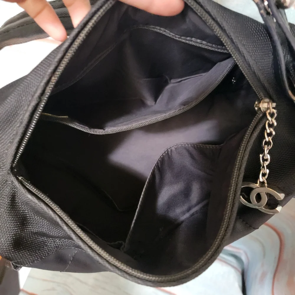 4th Of July Deal🇺🇸 Authentic Chanel Paris Biarritz Canvass CC Shoulder Bag